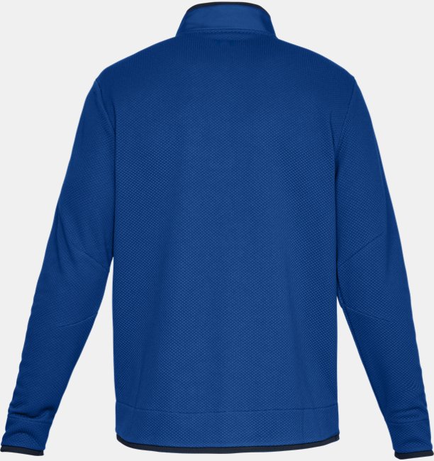 Under armour men's sweaterfleece hot sale snap mock golf pullover