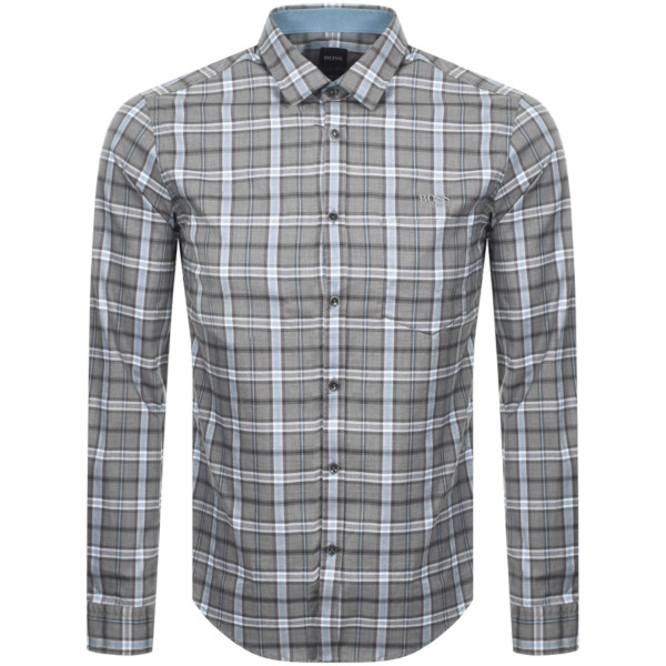 BOSS Hugo Boss Bise Casual Shirt in Grey #50398995