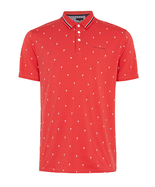 ted baker grass golf polo shirt